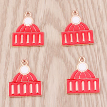 Laden Sie das Bild in den Galerie-Viewer, Weihnachten Schneemann und Schneeflocke Anhänger