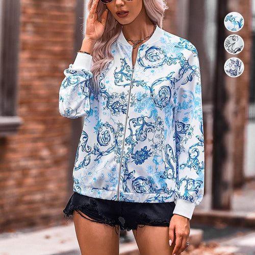 Modische Bedruckte Jacke