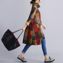 Laden Sie das Bild in den Galerie-Viewer, Unregelmäßiges Kleid mit Rollkragen für Damen