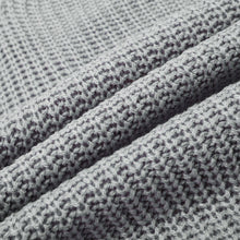 Laden Sie das Bild in den Galerie-Viewer, Strickpullover mit V-Ausschnitt und Ballonärmeln