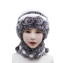 Laden Sie das Bild in den Galerie-Viewer, Rex-Kaninchenfellmütze