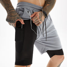 Laden Sie das Bild in den Galerie-Viewer, Schnell trocknende, lässige Fitness-Sportshorts für Herren