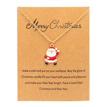 Laden Sie das Bild in den Galerie-Viewer, Legierungshalskette der Weihnachtsserie