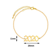 Laden Sie das Bild in den Galerie-Viewer, Damen Jahre Fußkettchen