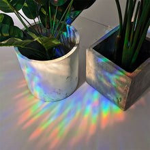 Laden Sie das Bild in den Galerie-Viewer, Adsorption Regenbogen Glas Fenster Aufkleber (Zufälliger Stil, 10 Stück)