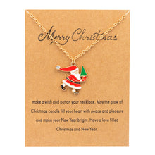 Laden Sie das Bild in den Galerie-Viewer, Legierungshalskette der Weihnachtsserie