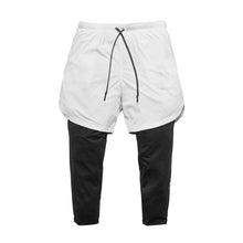 Laden Sie das Bild in den Galerie-Viewer, Herren Fitnessshorts - mit Elasthan Leggings