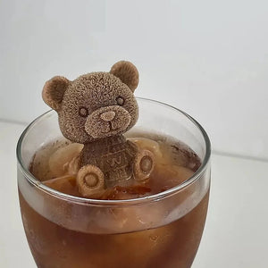3D Teddybär Eiswürfelbereiter