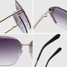Laden Sie das Bild in den Galerie-Viewer, Diamant Sechseck Sonnenbrille