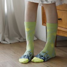 Laden Sie das Bild in den Galerie-Viewer, Bedruckte Strümpfe aus Baumwolle