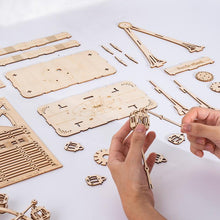 Laden Sie das Bild in den Galerie-Viewer, Kreatives dreidimensionales zusammengebautes Holzmodell