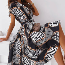 Laden Sie das Bild in den Galerie-Viewer, Sommer Bedrucktes Kleid für Damen