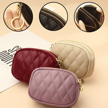 Laden Sie das Bild in den Galerie-Viewer, Damen zweilagige Brieftasche aus Leder