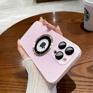 Magnetische iPhone-Hülle aus mattiertem Glas