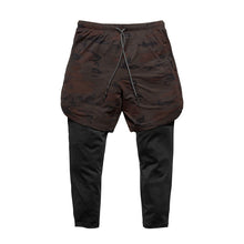 Laden Sie das Bild in den Galerie-Viewer, Herren Fitnessshorts - mit Elasthan Leggings