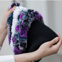 Laden Sie das Bild in den Galerie-Viewer, Rex-Kaninchenfellmütze