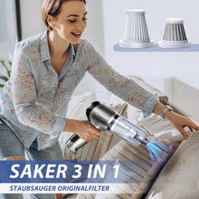 Laden Sie das Bild in den Galerie-Viewer, 3-in-1 Verbesserter Kabelloser Mini-Handstaubsauger