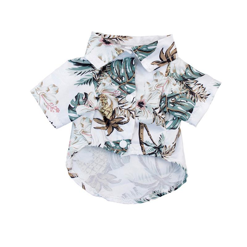 Haustierkleidung im hawaiianischen Stil