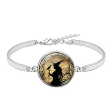 Laden Sie das Bild in den Galerie-Viewer, Vintage Halloween Hexe und Krähe Schmuckset