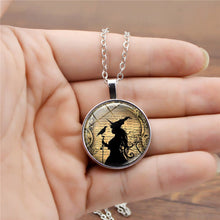 Laden Sie das Bild in den Galerie-Viewer, Vintage Halloween Hexe und Krähe Schmuckset