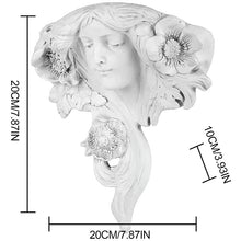 Laden Sie das Bild in den Galerie-Viewer, Mystisch- Jungfrau Wandskulptur Blumentopf