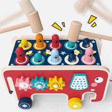 Laden Sie das Bild in den Galerie-Viewer, Hölzernes Whack-a-Mole-Spielzeug