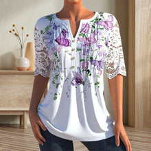 Laden Sie das Bild in den Galerie-Viewer, Elegante Bluse mit Print