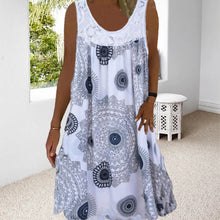 Laden Sie das Bild in den Galerie-Viewer, Sexy Bedrucktes Schulterfreies Lockeres Kleid