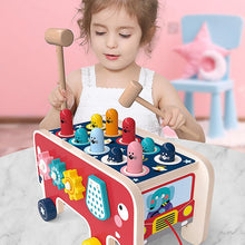 Laden Sie das Bild in den Galerie-Viewer, Hölzernes Whack-a-Mole-Spielzeug