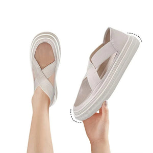 Elastische Lässige Tüllsandalen