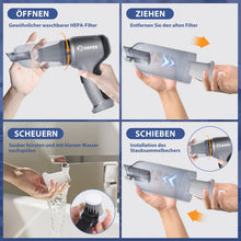 Laden Sie das Bild in den Galerie-Viewer, 3-in-1 Verbesserter Kabelloser Mini-Handstaubsauger