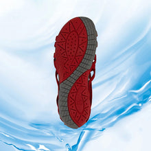 Laden Sie das Bild in den Galerie-Viewer, Runder Zehenpartie Hohle römische Gladiator-Sandalen