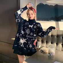 Laden Sie das Bild in den Galerie-Viewer, Weihnachten Modischer Damen Pullover