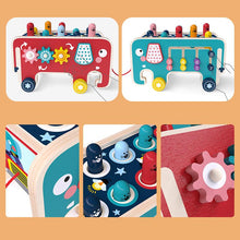 Laden Sie das Bild in den Galerie-Viewer, Hölzernes Whack-a-Mole-Spielzeug