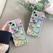 Laden Sie das Bild in den Galerie-Viewer, Buntes Ölgemälde exquisite Handyhülle für iPhone