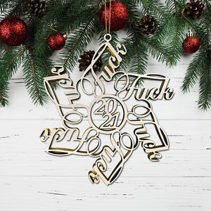 2021 Schneeflocke Weihnachtsdekoration