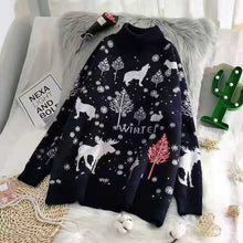 Laden Sie das Bild in den Galerie-Viewer, Weihnachten Modischer Damen Pullover