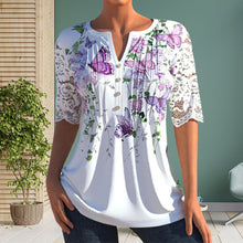 Laden Sie das Bild in den Galerie-Viewer, Elegante Bluse mit Print