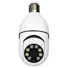 Laden Sie das Bild in den Galerie-Viewer, Intelligente drahtlose WiFi Vollfarbkamera mit Glühbirne