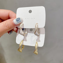 Laden Sie das Bild in den Galerie-Viewer, Verdrehte Tropfenohrringe