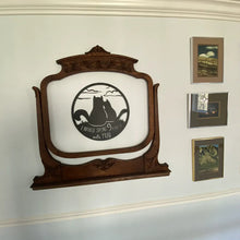 Laden Sie das Bild in den Galerie-Viewer, Metallmaterial Silhouette Dekoration