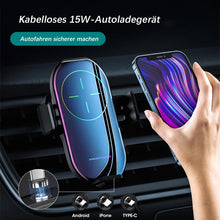 Laden Sie das Bild in den Galerie-Viewer, Drahtloses Magnetisches Autoladegerät &amp; Handyhalter