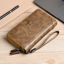 Laden Sie das Bild in den Galerie-Viewer, Herr Geldbörse mit großem Fassungsvermögen mit Reißverschluss