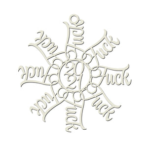 2021 Schneeflocke Weihnachtsdekoration