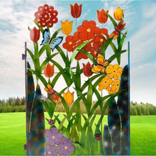 Laden Sie das Bild in den Galerie-Viewer, Kreative Blumen-Zaundekoration