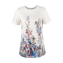 Laden Sie das Bild in den Galerie-Viewer, Lässiges Lockeres Kurzärmeliges T-shirt Für Damen