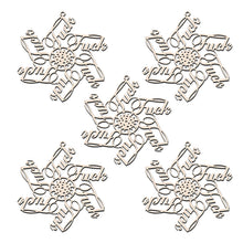 Laden Sie das Bild in den Galerie-Viewer, 2021 Schneeflocke Weihnachtsdekoration