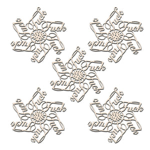 2021 Schneeflocke Weihnachtsdekoration
