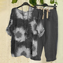 Laden Sie das Bild in den Galerie-Viewer, Lässiges 2-teiliges Set mit stilvollem Druck