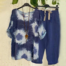 Laden Sie das Bild in den Galerie-Viewer, Lässiges 2-teiliges Set mit stilvollem Druck